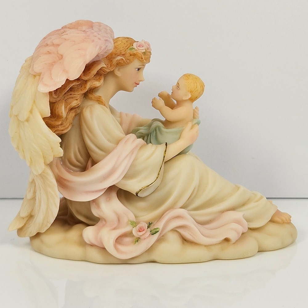 Seraphim Classics Roman Angel with Baby Figurine Heaven on Earth 6 Inch NIB